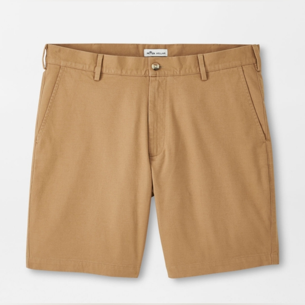 Peter Millar Crown Men's Pilot Twill Short Pima Cotton Classic-Fit NWT